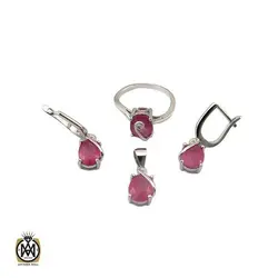 سرویس یاقوت سرخ زنانه طرح گلسا - کد 7114