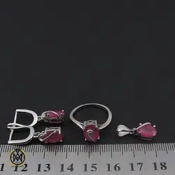 سرویس یاقوت سرخ زنانه طرح گلسا - کد 7114