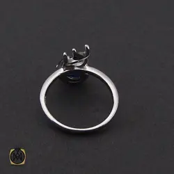 سرویس نقره یاقوت کبود اصل طرح پرنیا زنانه - کد 7176