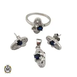 سرویس نقره طرح نیوشا زنانه - کد 7305