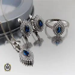 سرویس نقره زنانه طرح درسا - کد 7311