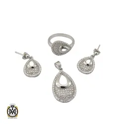 سرویس نقره طرح دلدار زنانه - کد 7059