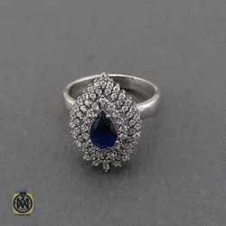 سرویس جید آبی طرح سلما زنانه -کد 7207
