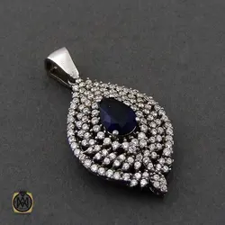 سرویس جید آبی طرح سلما زنانه -کد 7207