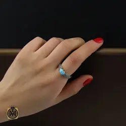 سرویس فیروزه نیشابور و مارکازیت طرح کیمیا زنانه -کد 7209