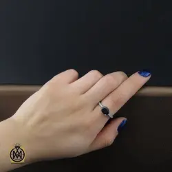 سرویس یاقوت سرخ و کبود زنانه طرح شادی - کد 7006