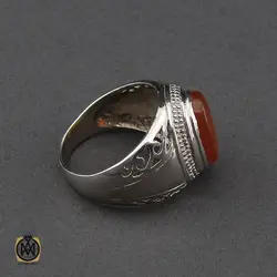 انگشتر عقیق یمن مردانه - کد 10138