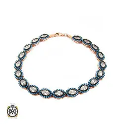 دستبند نقره میکرو طرح آندیا زنانه - کد 1106