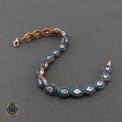 دستبند نقره میکرو طرح آندیا زنانه - کد 1106