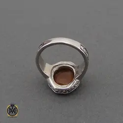 انگشتر عقیق یمن با حکاکی يا قاسم ابن الحسن مردانه – کد 10571