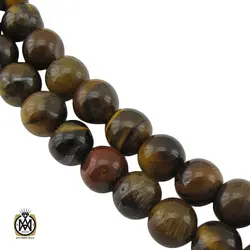 تسبیح 101 دانه چشم ببر متوسط - کد 4228