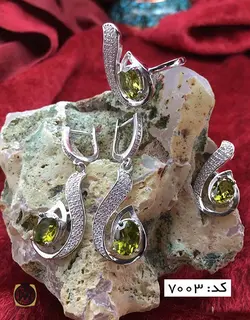 سرویس زبرجد زنانه طرح نیایش- کد 7003