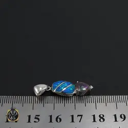 مدال توپاز هفت رنگ زنانه طرح هورا - کد 3035