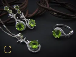 سرویس زبرجد طرح آترین زنانه -کد 7235
