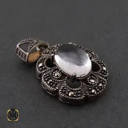 مدال دُر نجف زنانه طرح ارکیده - کد 3070