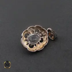 مدال دُر نجف زنانه طرح ارکیده - کد 3070