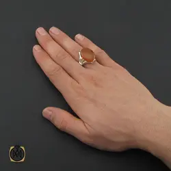انگشتر عقیق یمن مردانه - کد 10347
