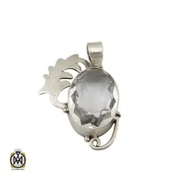 مدال کریستال اصل زنانه طرح ثمین- کد 3056