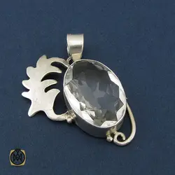 مدال کریستال اصل زنانه طرح ثمین- کد 3056