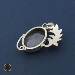 مدال کریستال اصل زنانه طرح ثمین- کد 3056