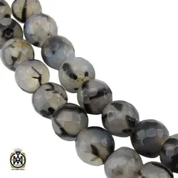 تسبیح 101 دانه عقیق شجر تراش درشت - کد 4224