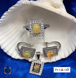 سرویس اوپال خوش رنگ طرح افسانه زنانه - کد 7015