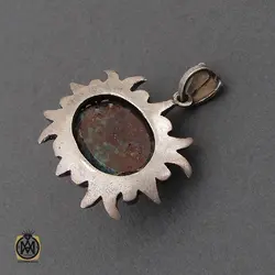 مدال فیروزه نیشابوری درشت طرح یسنا زنانه - کد 3253