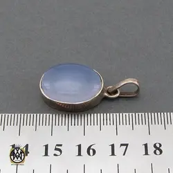 مدال عقیق کبود یمن اصل دست ساز - کد 3284