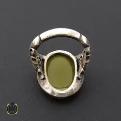 انگشتر عقیق با حکاکی ذکر صلوات مردانه - کد 8870