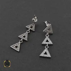 سرویس نقره پرنگین زنانه طرح بهاران - کد 7326