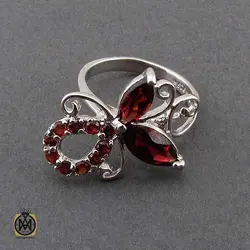 سرویس گارنت زنانه خوش رنگ و اصل پروانه - کد 7384