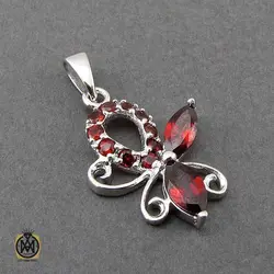 سرویس گارنت زنانه خوش رنگ و اصل پروانه - کد 7384