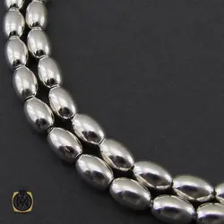 تسبیح 33 دانه نقره هلی ساده - کد 4321