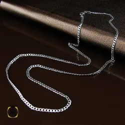 زنجیر نقره کارتیه ایتالیایی اصل 50 سانتی - کد 11224