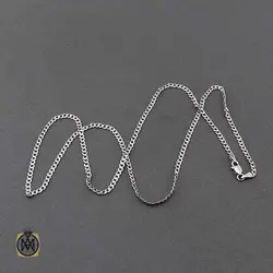 زنجیر نقره کارتیه ایتالیایی اصل 50 سانتی - کد 11224