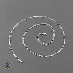 زنجیر نقره کارتیه ایتالیایی اصل 50 سانتی - کد 11224