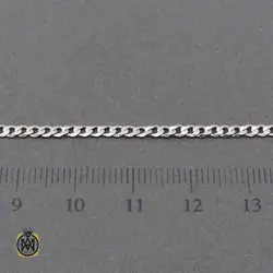 زنجیر نقره کارتیه ایتالیایی اصل 50 سانتی - کد 11224