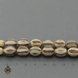 تسبیح 33 دانه هسته خرما دانه هلی دست ساز - کد 4396