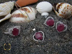 سرویس یاقوت سرخ طرح آوین زنانه - کد 7172