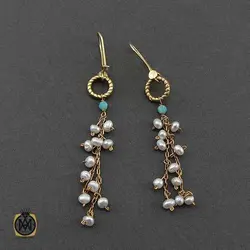 نیم ست مروارید پرورشی اصل زنانه طرح شایلین - کد 7317