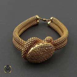 سرویس نقره طرح فرخنده زنانه دست ساز - کد 7281