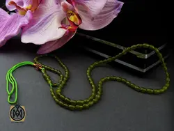 تسبیح شاه مقصود افغان 101 دانه خوش رنگ - کد 4162