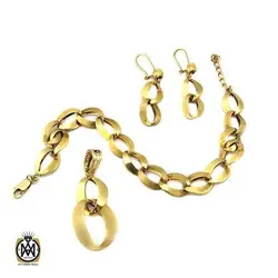 سرویس نقره طرح کارتیه زنانه دست ساز - کد 7280