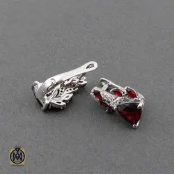 سرویس گارنت زنانه خوش رنگ و معدنی طرح شراره - کد 7362