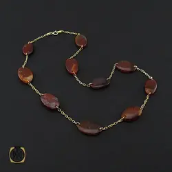 سرویس عقیق یمن زنانه طرح ملیسا - کد 7124