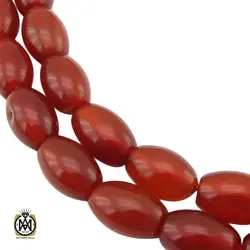 تسبیح 33 دانه هلی عقیق قرمز - کد 4240