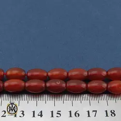 تسبیح 33 دانه هلی عقیق قرمز - کد 4240