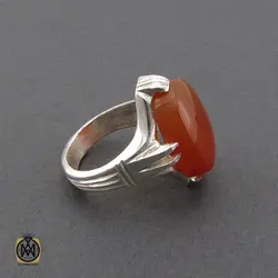 انگشتر عقیق یمن مردانه - کد 10348