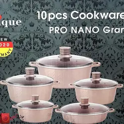 سرویس قابلمه یونیک نانو گرانیت 10 پارچه Unique