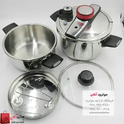 زودپز دوقلو کلیپسی یونیک آلمان 6+4 لیتر مدل DSD